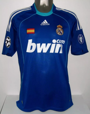 ADIDAS REAL MADRID CHAMPIONS 2009 RAUL S AWAY ORIGINAL