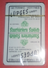 Skatspiel/Brauerei LÜPGES Kurfürsten Kölsch Düsseldorfer Spielkarten (OVP)