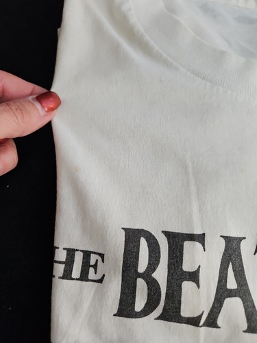 Vtg 80s The Beatles Shop T Shirt Medium Single Stitch Museum Shop USA MADE - Picture 21 of 22