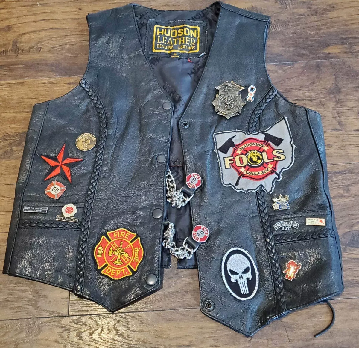 Custom Leather Patches  Pins, Buttons & Patches 