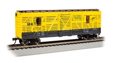 BACHMANN 19713 HO SCALE ANIMATED STOCK CAR MKT 47056 W/HORSES NEW IN BOX