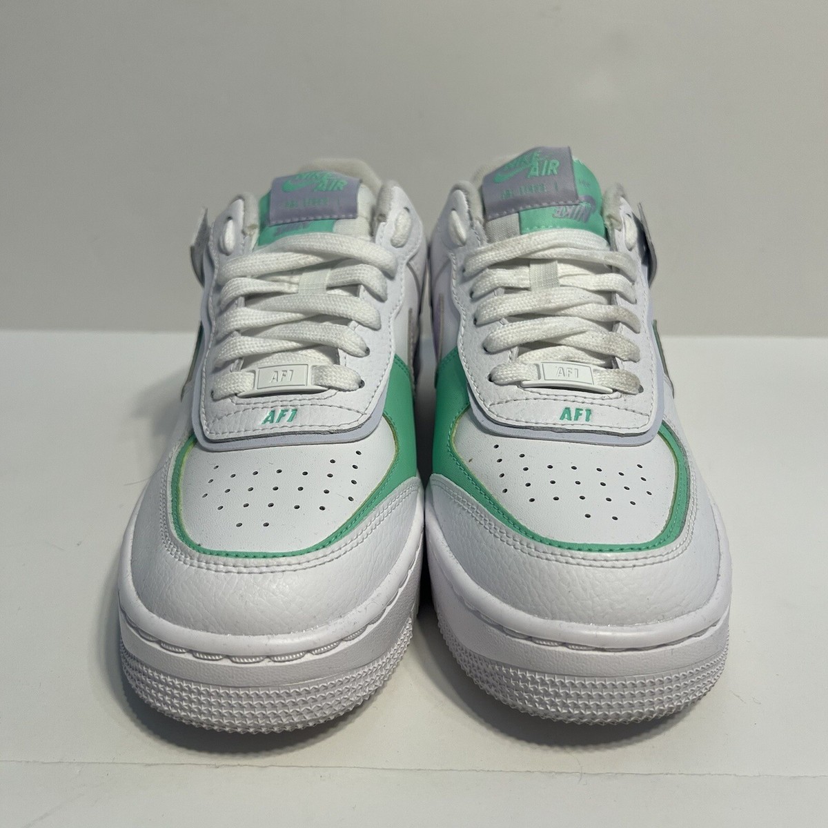 Nike W AF1 Shadow Air Force 1 White Lilac Purple Green Grey Nike W AF1 Shadow Air Force 1 White Lilac Purple Green Grey