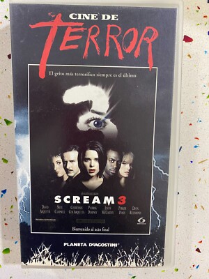 SCREAM 3 -  CINTA VHS TERROR