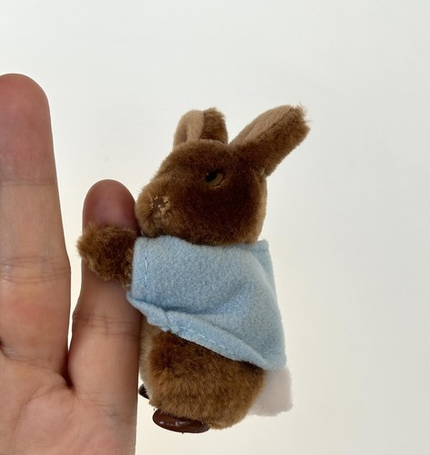 Vintage Beatrix Potter Eden Toys Clip-On Peter Rabbit Plush Original Bag 1987 - Picture 3 of 16