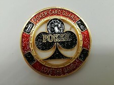 Club Love The Game Poker Card Guard Hand Protector US Seller Fast Ship