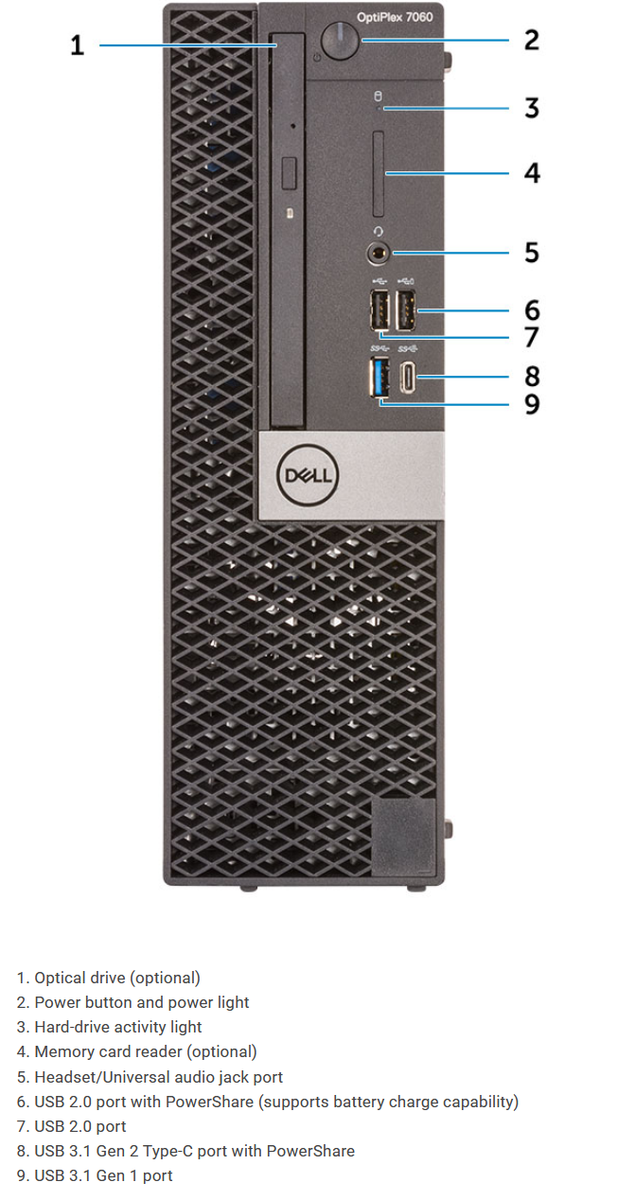 Dell Optiplex 7060/7070 SFF i5-8500 16GB Ram (New 256GB NVMe SSD