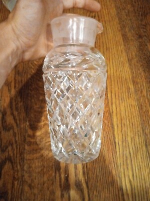 Vintage Waterford Crystal Decanter with Spout and Stopper 10  w/ Stopper RARE