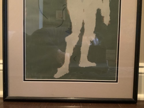 Vintage, Picasso, pagliaccio bianco, Le Petit Pierrot, incorniciato con vetro 25” x 18” - Foto 8 di 14