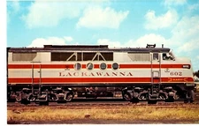 Gneral Motors Lackawanna 602 Train Postcard