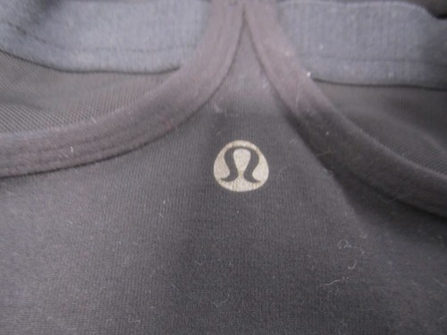 Lululemon Tank Top Womens Small Medium Black Stretchy Fabric Strappy - Picture 5 of 8