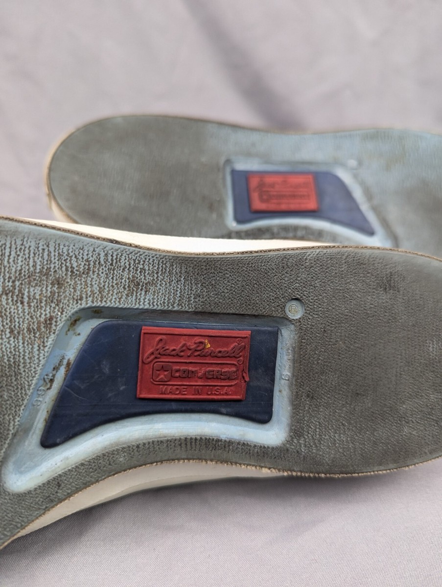 Vtg 70s Converse Jack Purcell Made In USA Tennis Shoe