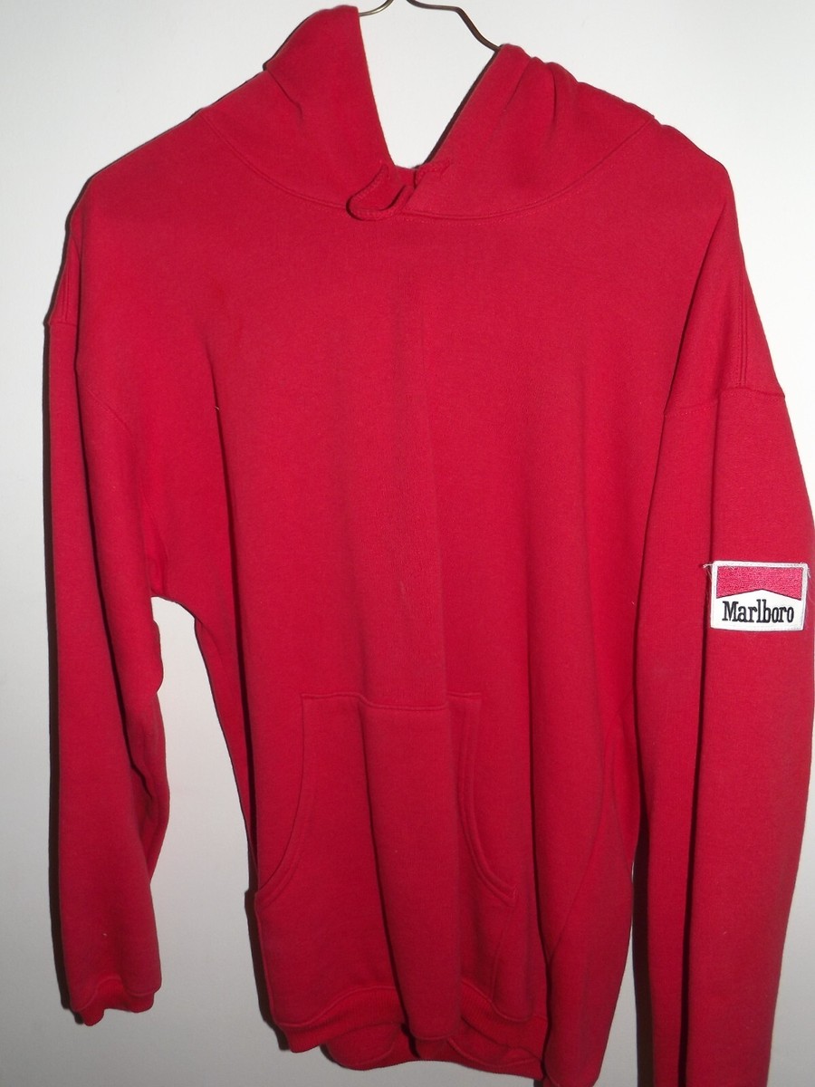 Vintage Marlboro Country Store Hoodie Mens Size AdLg Red