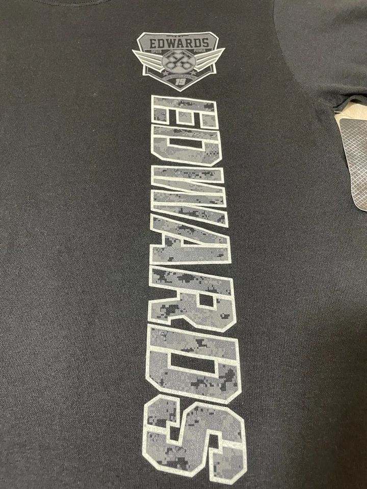 Camiseta GRANDE Adulto CARL EDWARDS #19 Nascar CAMUFLAJE DIGITAL F&B Gráfico Bandera Americana Foto 3 de 4