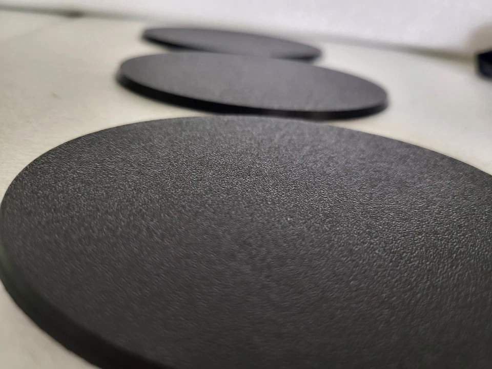 Lote de 3 bases ovaladas grandes de 120 mm x 92 mm usadas para Warhammer 40k y AoS GW Riptide  Foto 2 de 3