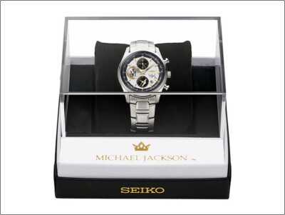 Michael Jackson x Seiko Collaboration Uhr Authentic UK Business BACKORDERED