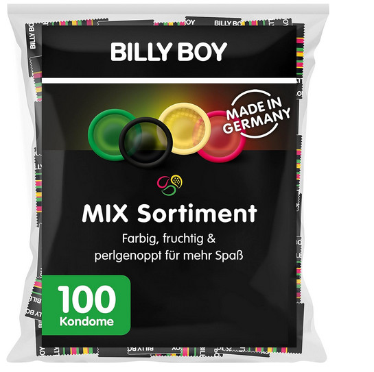 Billy Boy Condoms Mix Assortment, Pack of 100