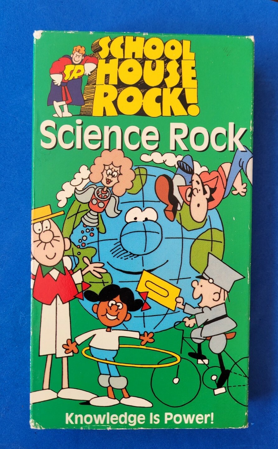 "SCHOOLHOUSE ROCK! SCIENCE ROCK" (VHS) 1995 AMERICAN BROADCASTING HIFI