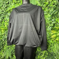 NIKE Jacket Women 2XL Pull Over Plaid Storm Fit Black MSRP 90.00 NWT 0263