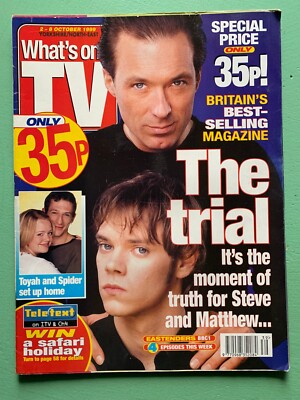 WAS IST IM FERNSEHEN 2. Oktober 1999 MARTIN KEMP Simon O'Brien Richard E Grant Kevin Whately