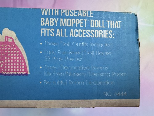 Vintage 1981 Knickerbocker Toys Baby Moppet Secret Nursery UNGEÖFFNET RAR!!! NOS - Bild 5 von 8