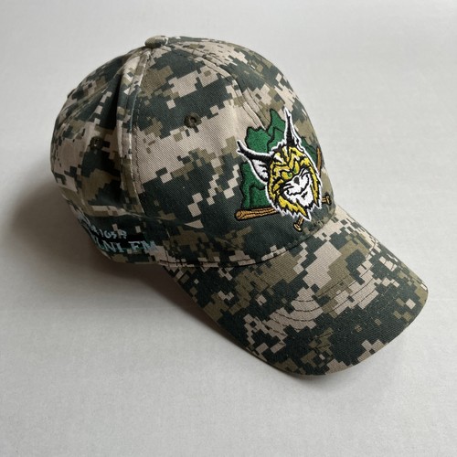 Lynchburg Hillcats Baseball Hat MiLB Digital Camo Strapback US ARMY Green Cotton - Picture 2 of 9