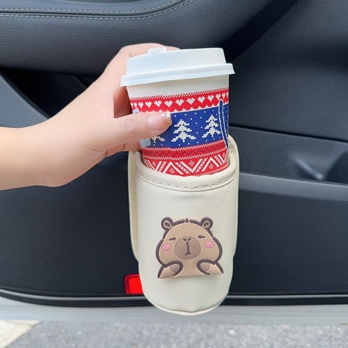 Capybara Car beverage rack Panda Cup stand Car Interior Accessories - Afbeelding 3 van 21