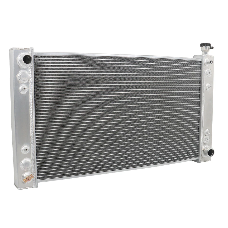 Radiador de aluminio de 3 filas para camioneta Chevy C/K 1500 2500 3500 GMC 1988-1999 Foto 3 de 4