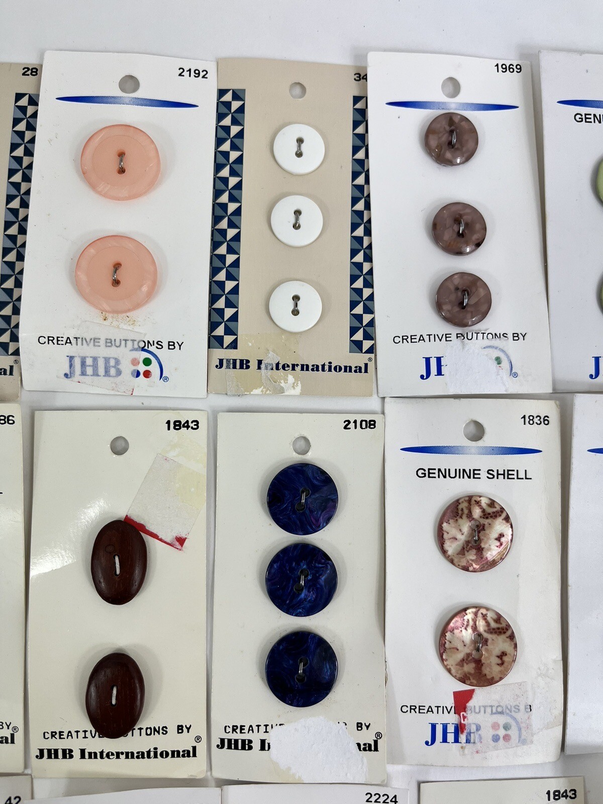 Lot of 25 Vintage JHB International Buttons In Cards eBay
