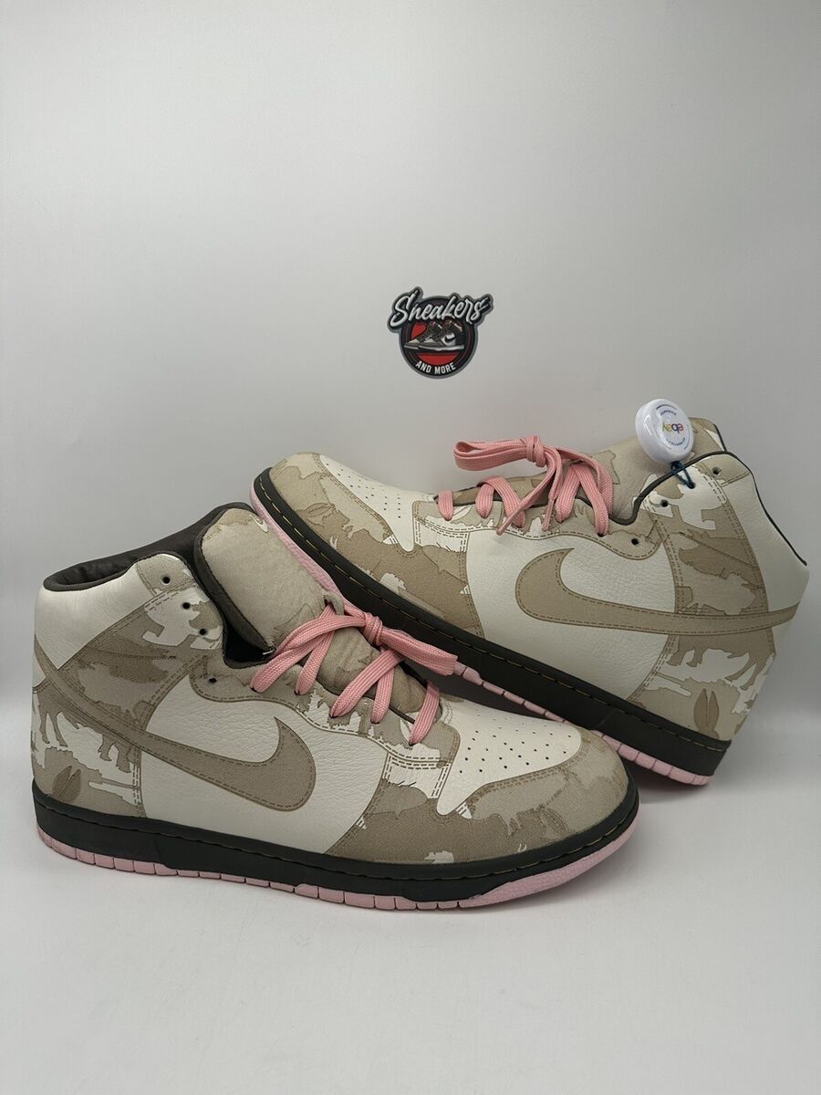 2005 Nike Dunk SB High 1 Khaki Brown Pink Rabbit 311612-121 2005 Nike Dunk SB High 1 Khaki Brown Pink Rabbit 311612-121