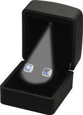 LED Earring Jewelry Gift Box for Wedding Proposal, Birthday...Luxury LED Diamond