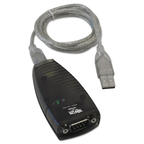 Tripp Lite USB-A to Serial DB9 RS232 Adapter Cable - Keyspan, High-Speed (M/M),