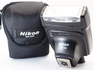 [Garantie US 1 an] Flash Nikon Speedlight SB-400 TESTÉ avec étui du JAPON J115 - Photo 1/4