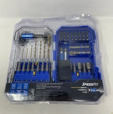 Kobalt SpeedFit 50-Piece Drill & Drive Bit Set, Blue Hard Case