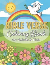 Bible Verse Coloring Book for Adults and Kids: 30 Inspiring Scriptures from the