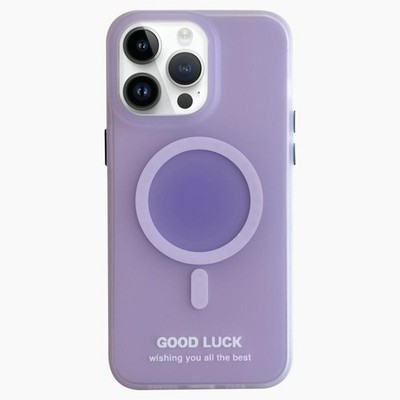 iPhone 12 Pro Max MagSafe Dual Layer IMD Macaron Hülle Lila