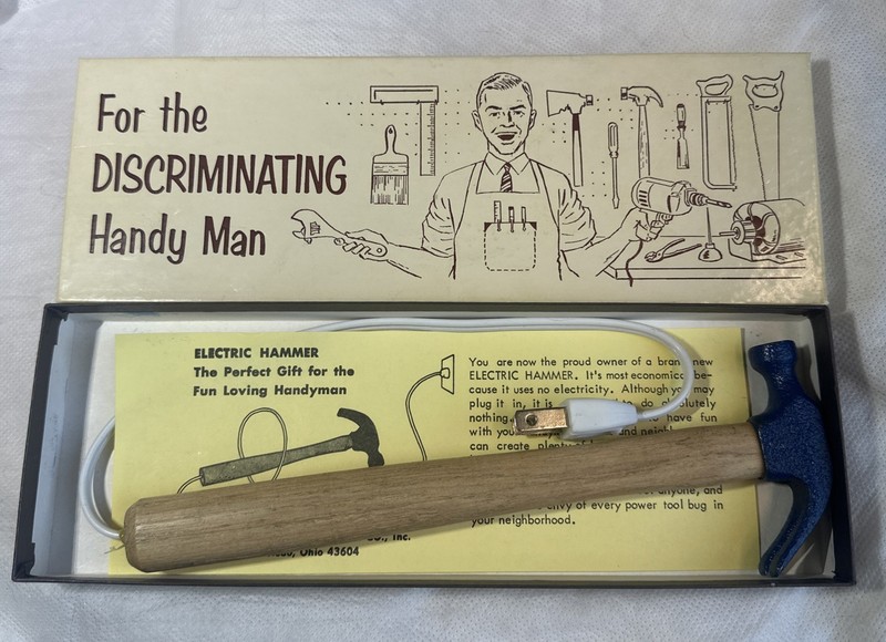Gag Gift - Electric Hammer For The Discriminating Handy Man 1966