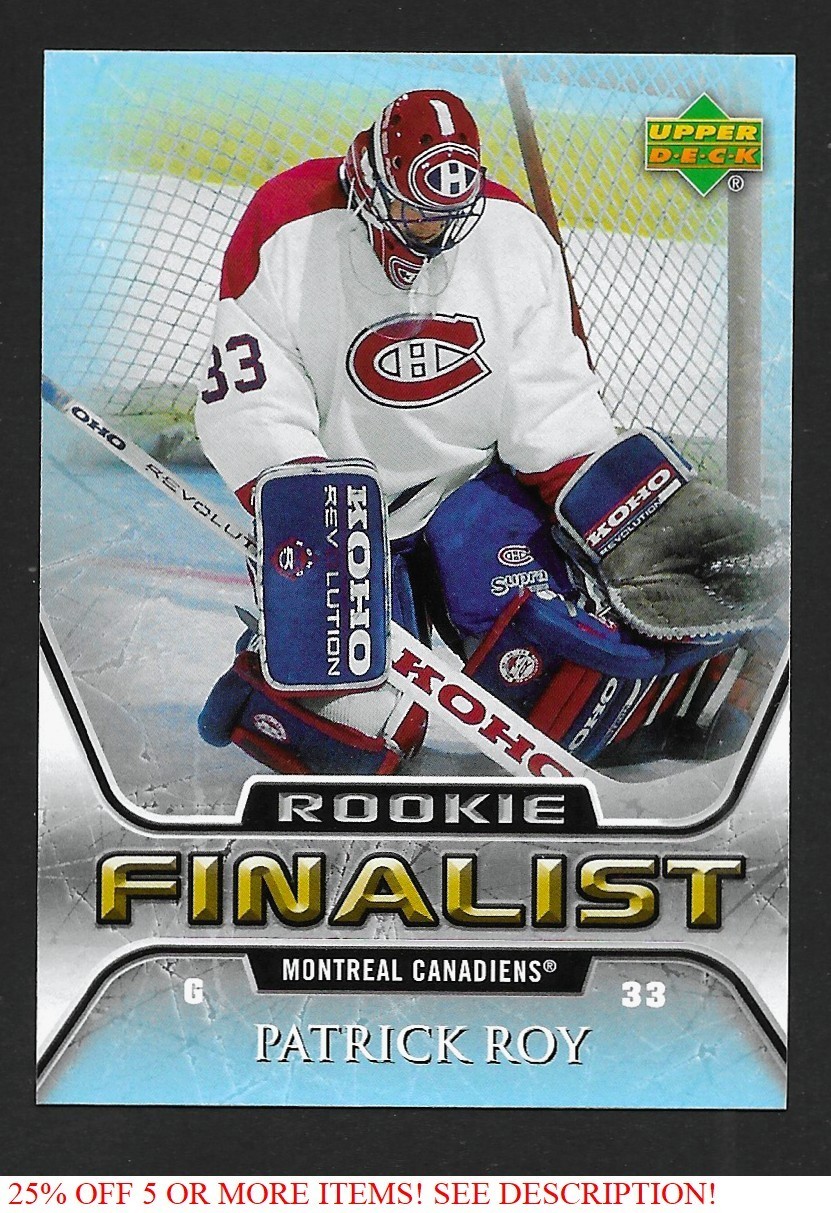 2005-06 Upper Deck All-Time Greatest #77 Patrick Roy Montreal Canadiens HOF