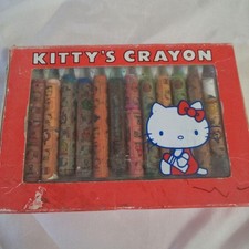 Showa Retro 1976 Hello Kitty Hello Kitty Crayons 12 colors 08c7be