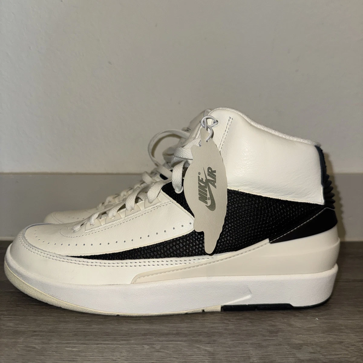 NEW Nike Air Jordan 2 Retro Sail Black DX4400-100 Men Sz 9, Womens 10.5 W Air Jordan 2 Retro  main image 2
