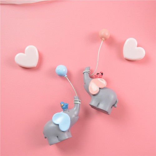 Elephant Statue Birthday Cake Decoration Miniature Elephant Figurines - Picture 9 of 12