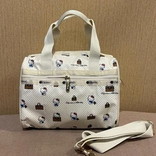 Lesportsac Hello Kitty White Everday Small Satchel NWT