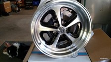 1  17x8 Magnum Vn501 Chevy Buick Olds Gm 5 On 4.75 Bp Wheels Wlugs New