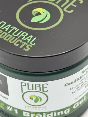 PUREO Natural Neat braid Beauty Professional Conditioning Protein Rich Gel 16oz