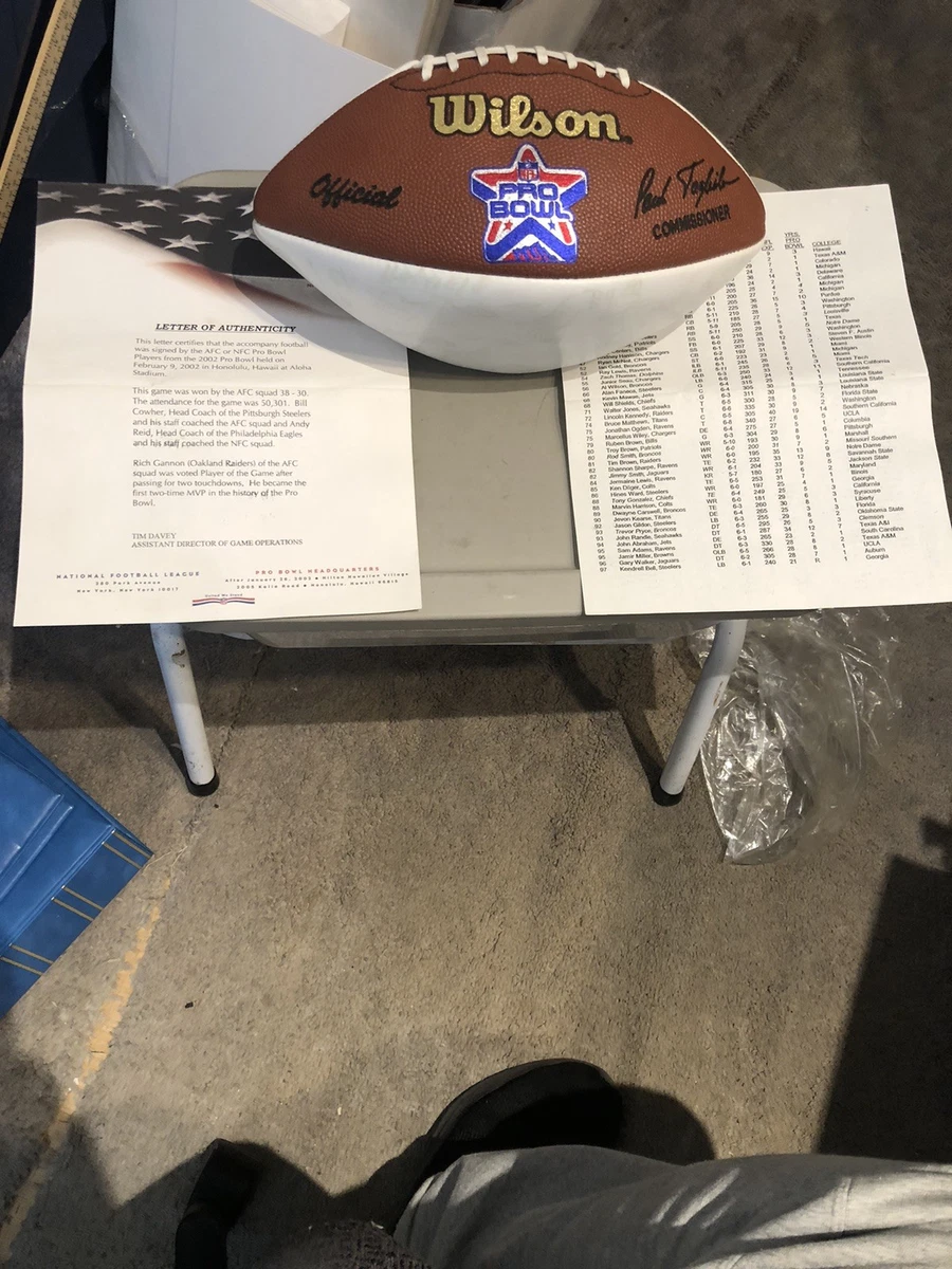 Pro Bowl In Nfl Autographed Footballs for sale | eBay