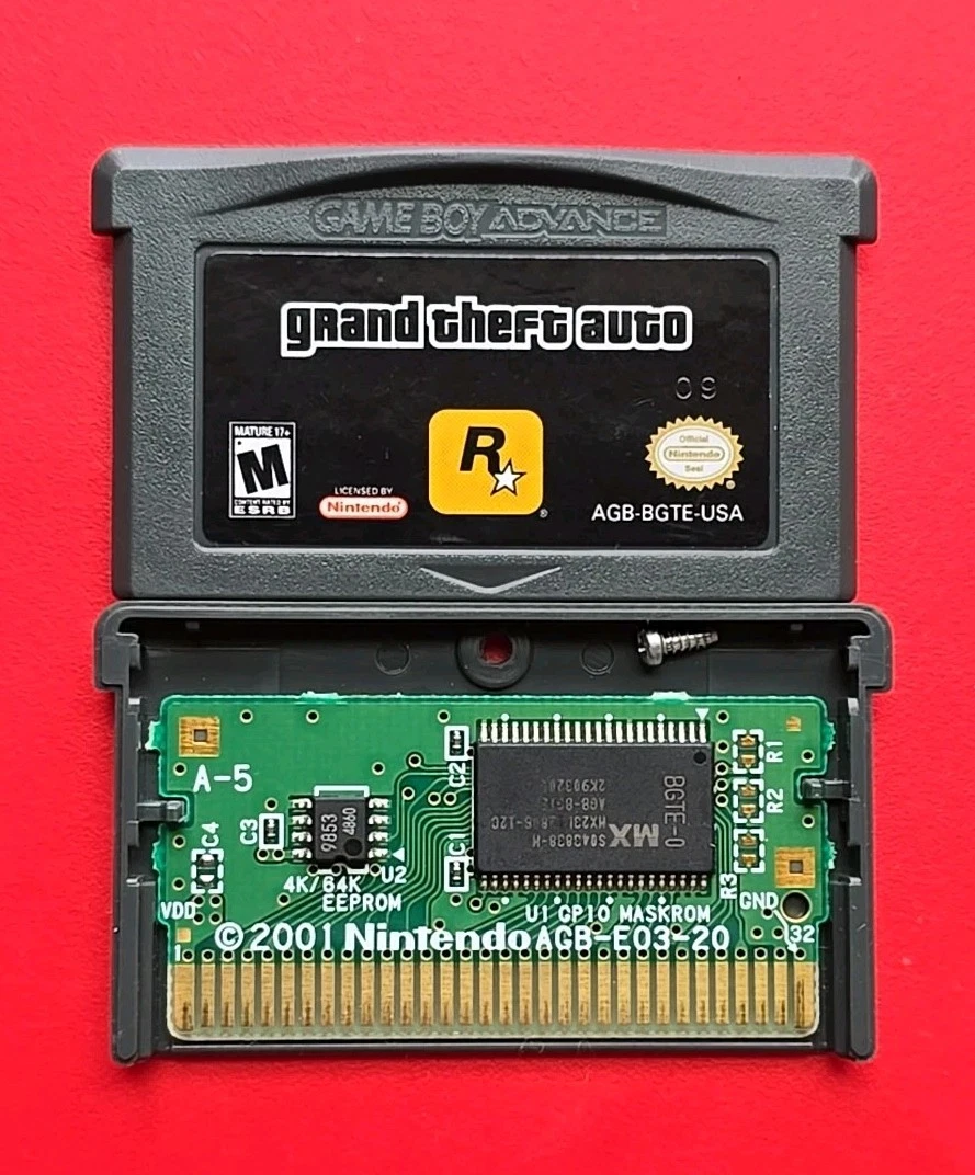 アドバンスGTA p706p5g GTA Grand Theft Auto Advance Nintendo Game Boy Advance Authentic