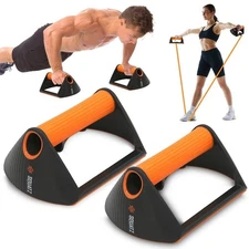SQUATZ Push Up Stand Sturdy Anti-Slip Lightweight 440.9Lbs Gym Training