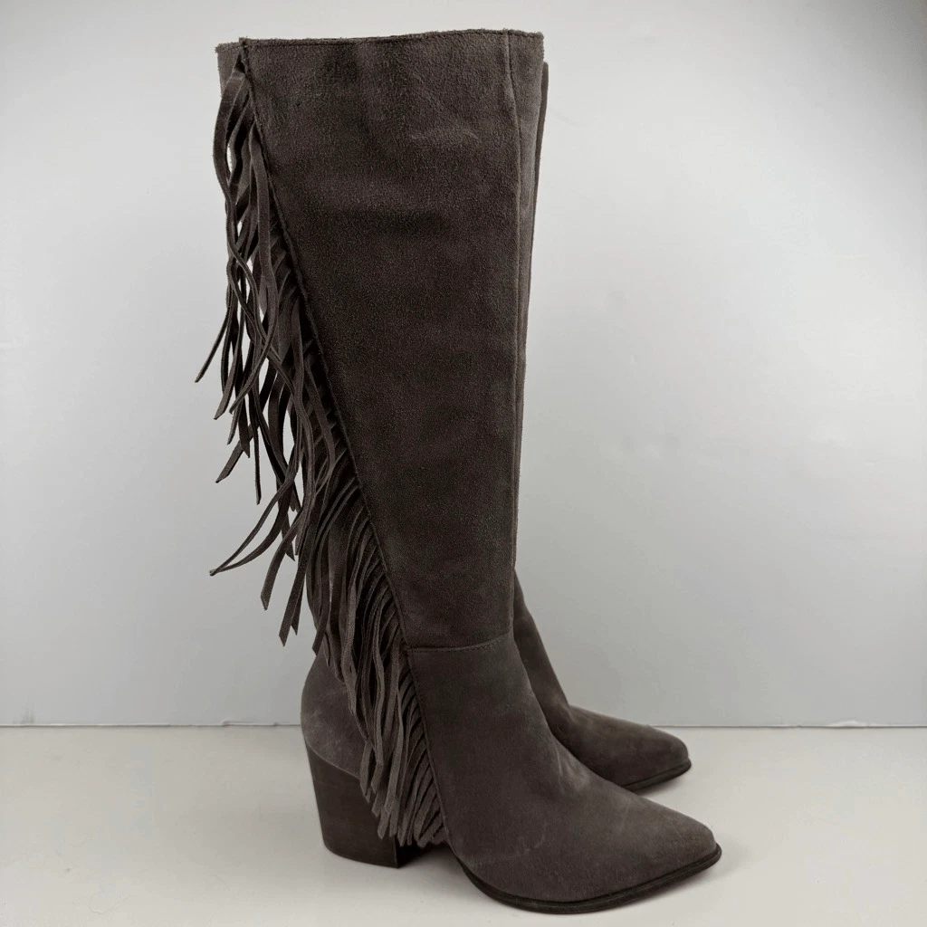 Botines De Tobillo Steve Madden Para Mujer - Gamuza Sintética - Tacón 4 Pulgadas - Punta Puntiaguda - Color Negro