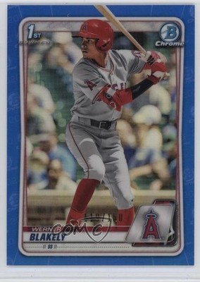 2020 Bowman Draft Chrome Blue Refractor 119/150 Werner Blakely #BD-128 7wf