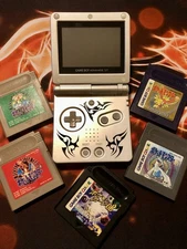 Nintendo Game Boy Advance SP + 5 JAPAN Pokémon Games - GAME MONSTER CANADA -..-