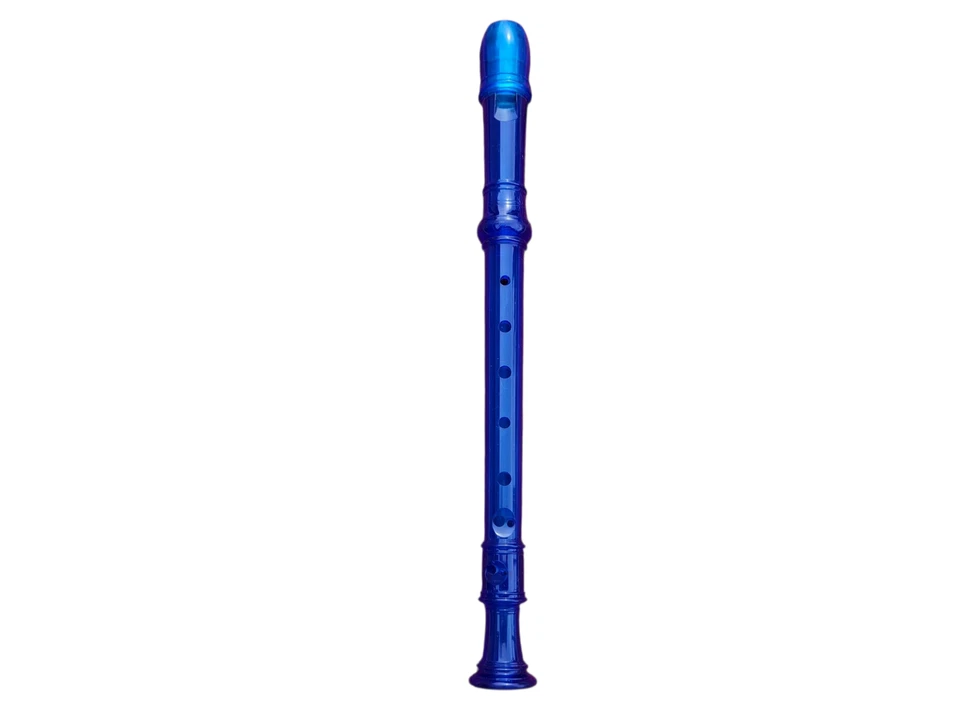 Kingsley Kolors Soprano Recorder Plastic Blue Ready to Play Student Model - Image 2 of 4